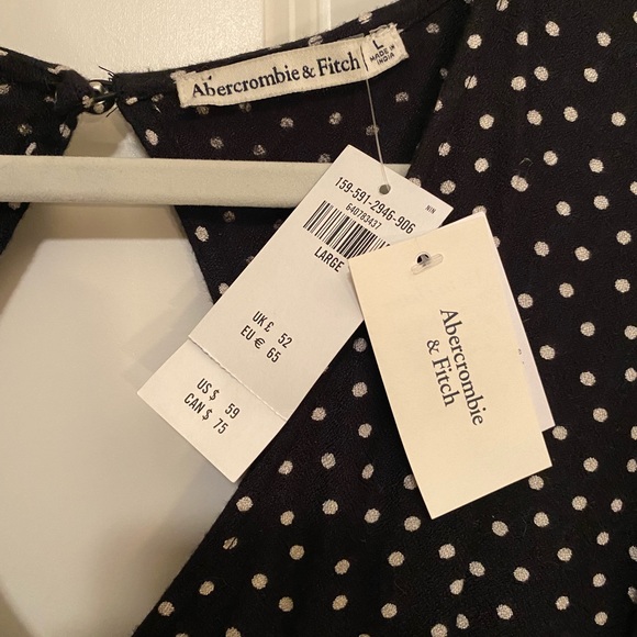 NWT Abercrombie & Fitch Open Back Romper - Picture 5 of 5